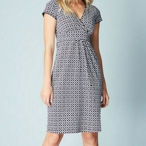 Boden Short Sleeve Pinwheel Sheath Mini Dress